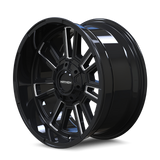 MAYHEM APOLLO 8115 GLOSS BLACK MILLED 20X10 6-135/6-139.7 -19MM 106MM