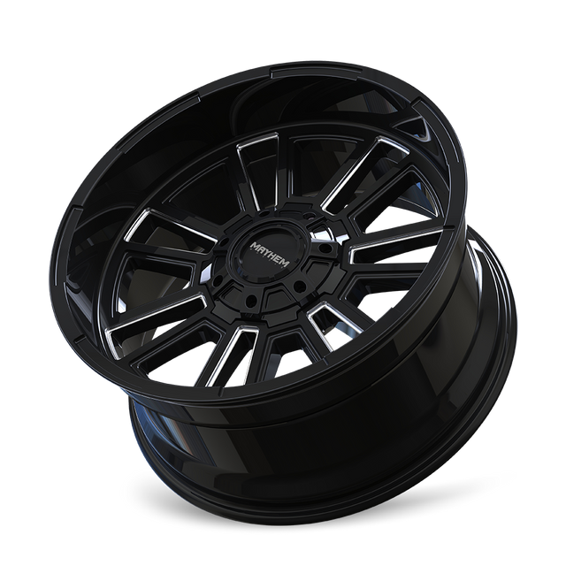 MAYHEM APOLLO 8115 GLOSS BLACK MILLED 20X10 5-127/5-139.7 -19MM 87.1MM