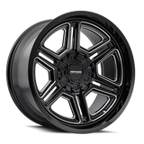 MAYHEM HERMOSA 8117 NOIR FRAISÉ 20X10 6-135/6-139.7 -25MM 106MM