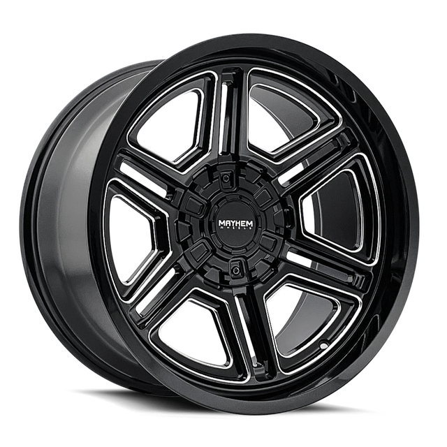 MAYHEM HERMOSA 8117 NOIR FRAISÉ 20X10 6-135/6-139.7 -25MM 106MM