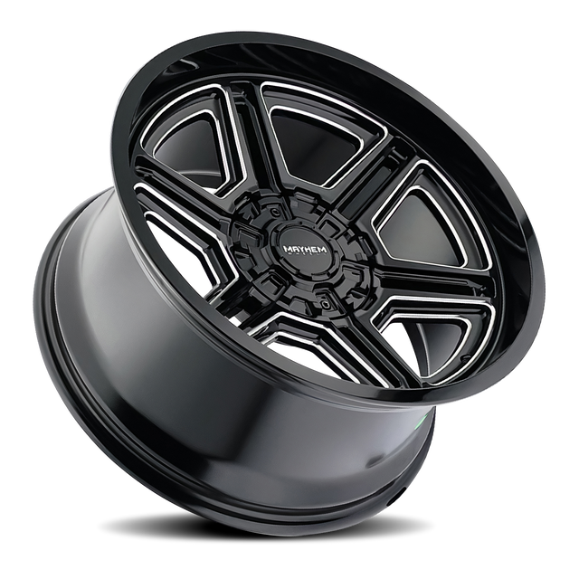 MAYHEM HERMOSA 8117 NOIR FRAISÉ 20X10 6-135/6-139.7 -25MM 106MM