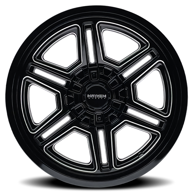 MAYHEM HERMOSA 8117 NOIR FRAISÉ 20X10 6-135/6-139.7 -25MM 106MM