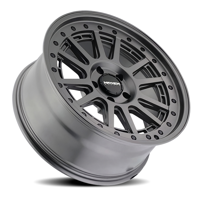 MAYHEM COMPASS 8305 GUNMETAL MAT AVEC BOULON NOIR 20X9 8-180 18MM 124.1MM