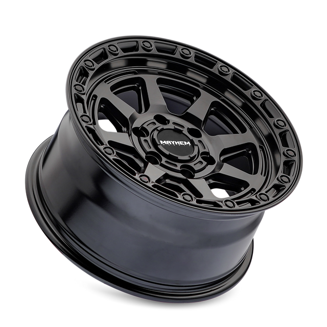 MAYHEM RIDGELINE 8306 SATIN BLACK 17X8.5 6-139.7 -6MM 106.1MM