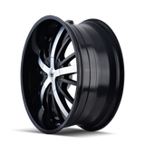 MAZZI - ESSENCE | Modèle de boulon 24X9.5 / 18 Offset / 5X115 | 364-24918B