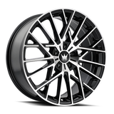 MAZZI - JINX | 18X8 / ​​40 Offset / 5X114.3 Boulon | 378-8865BM40