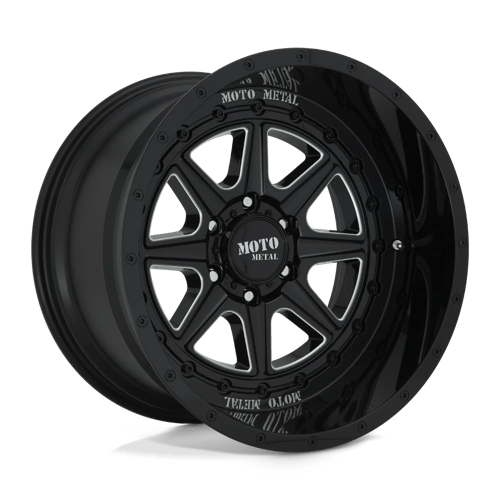 Moto Metal - MO801 PHANTOM | 24X12 / -44 Offset / 8X165.1 Bolt Pattern | MO80124280344N