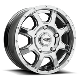 Moto Métal - MO970 | Modèle de boulon 17X8 / 50 décalé / 6X130 | MO97078038850