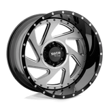 Moto Metal - MO989 CHANGEMENT | 20X12 / -44 Décalage / 5X127 Boulon Motif | MO98921250344N