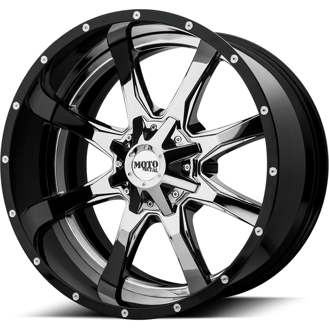 Moto Metal - MO201 | 20X12 / -44 Offset / 5X127/5X139.7 Bolt Pattern | MO201-20123544NCB