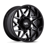 Moto Métal - MO812 TURBINE | Modèle de boulon 20X9 / 1 décalé / 8X180 | MO812BD20908801