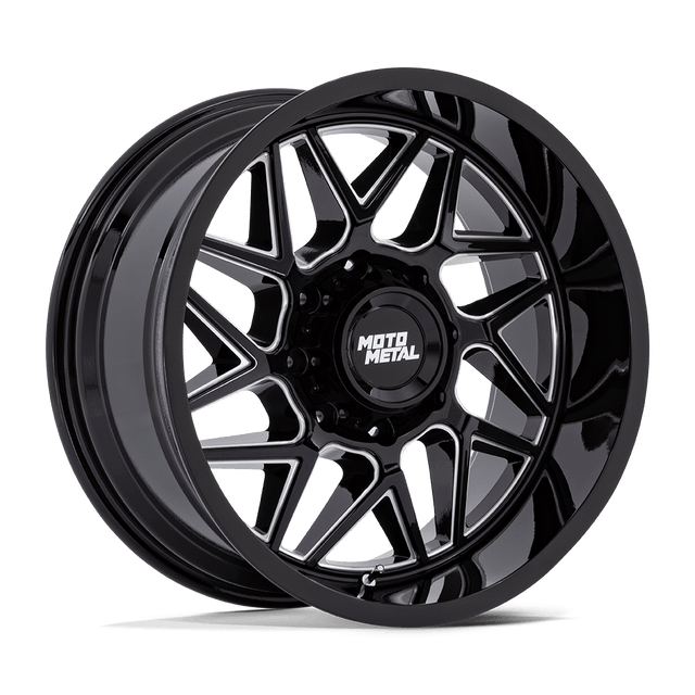 Moto Métal - MO812 TURBINE | Décalage 20X10 / -18 / Modèle de boulon 8X165.1 | MO812BE20108018N