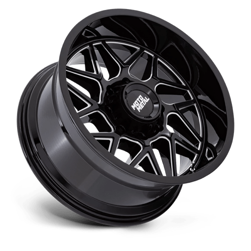 Moto Métal - MO812 TURBINE | Modèle de boulon 20X9 / 20 décalé / 8X180 | MO812BE20908820