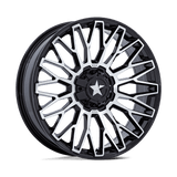 Roues tout-terrain MSA - M50 CLUBBER | 24X7 / 0 Décalage / 4X137/4X156 Modèle de boulon | MA050BD24704A00