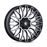 Roues tout-terrain MSA - M50 CLUBBER | 22X7 / 0 Décalage / 4X137/4X156 Modèle de boulon | MA050BD22704A00