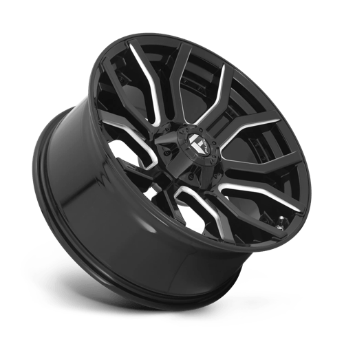 Fuel 1PC - D711 RAGE | 24X12 / -44 Offset / 6X135/6X139.7 Bolt Pattern | D71124209847