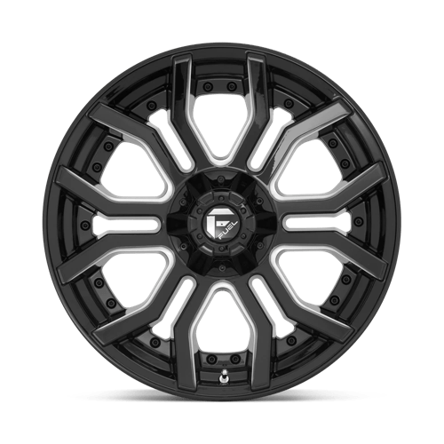 Fuel 1PC - D711 RAGE | 24X12 / -44 Offset / 8X170 Bolt Pattern | D71124201747