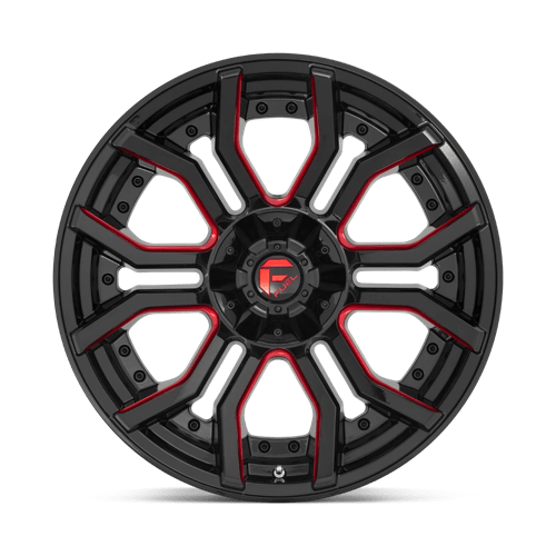 Carburant 1PC - D712 RAGE | 20X10 / -18 Décalage / 6X135/6X139.7 Modèle de boulon | D71220009847