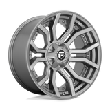 Fuel 1PC - D713 RAGE PLATINUM | 20X9 / 01 Offset / 5X127/5X139.7 Bolt Pattern | D71320905750