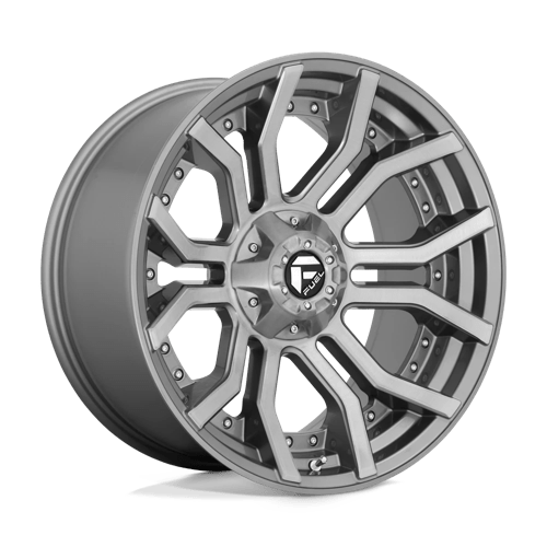 Fuel 1PC - D713 RAGE PLATINUM | 22X10 / -18 Offset / 6X135/6X139.7 Bolt Pattern | D71322009847