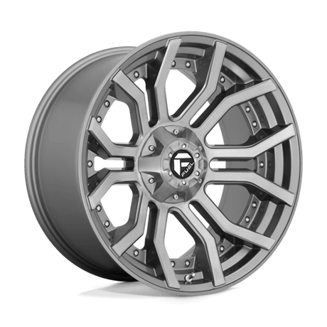 Fuel 1PC - D713 RAGE PLATINUM | 24X12 / -44 Offset / 8X170 Bolt Pattern | D71324201747