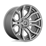 Fuel 1PC - D713 RAGE PLATINUM | 20X9 / 01 Offset / 5X127/5X139.7 Bolt Pattern | D71320905750