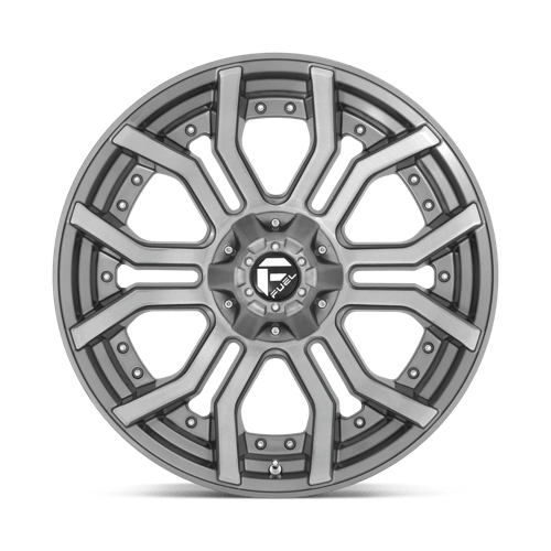 Fuel 1PC - D713 RAGE PLATINUM | 22X10 / -18 Offset / 8X170 Bolt Pattern | D71322001747