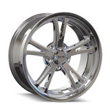 RIDLER - 606 | 17X8 / 0 Décalage / 5X120.65 Modèle de boulon | 606-7861C