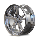 RIDLER - 606 | 17X8 / 0 Décalage / 5X120.65 Modèle de boulon | 606-7861C