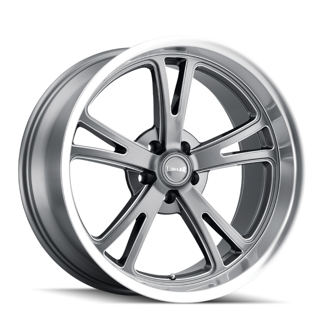 RIDLER 606 GRIS BRILLANT USINÉ 18X8 5-127 0MM 83.82MM