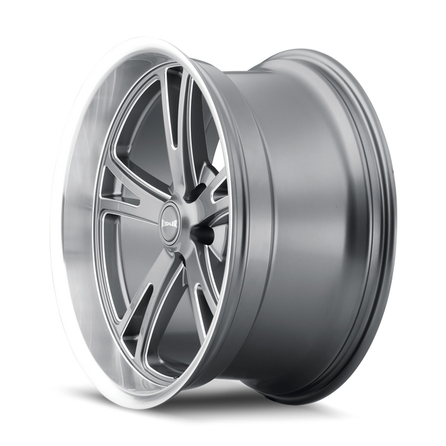 RIDLER 606 GLOSS GREY MACHINED 18X9.5 5-127 0MM 83.82MM