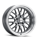 RIDLER 607 GLOSS GREY MACHINED 18X9.5 5-114.3 6MM 83.82MM