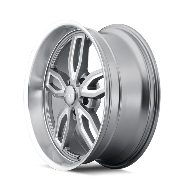 RIDLER 608 GLOSS GREY MILLED 20X10 5-120.65 0MM 72.62MM