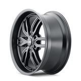 RIDLER 609 MATTE BLACK 22X9.5 6-135 30MM 87.1MM