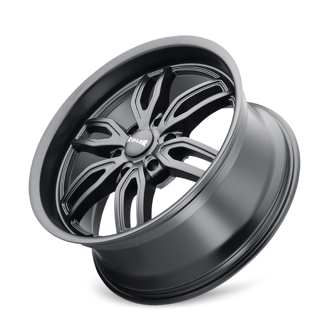 RIDLER 609 MATTE BLACK 22X9.5 6-135 30MM 87.1MM