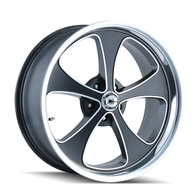 RIDLER 645 MATTE BLACK MACHINED AND POLISH 20X8.5 5-120.65 0MM 83.82MM