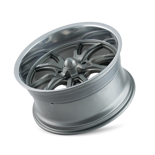 RIDLER 650 GLOSS GREY POLISHED 17X7 5-114.3 0MM 83.82MM