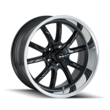 RIDLER 650 MATTE BLACK POLISHED 18X8 5-120.65 0MM 83.82MM