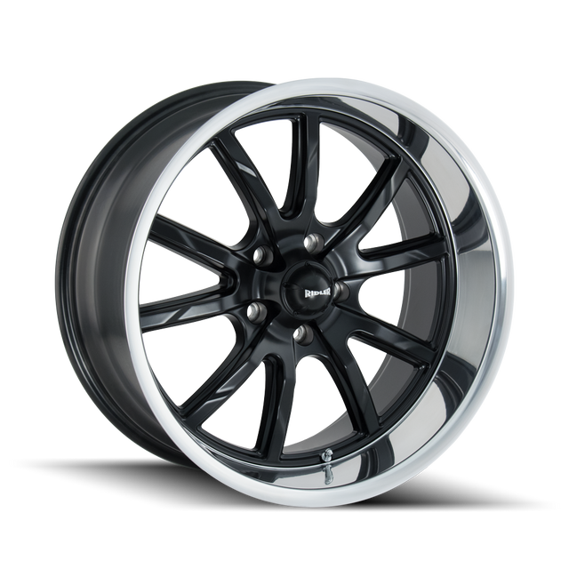 RIDLER 650 MATTE BLACK POLISHED 18X8 5-120.65 0MM 83.82MM