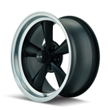 RIDLER 675 MATTE BLACK MACHINED 17X7 5-120.65 0MM 83.82MM