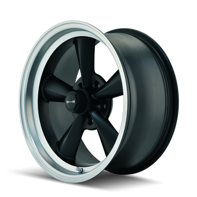 RIDLER 675 MATTE BLACK MACHINED 17X7 5-120.65 0MM 83.82MM