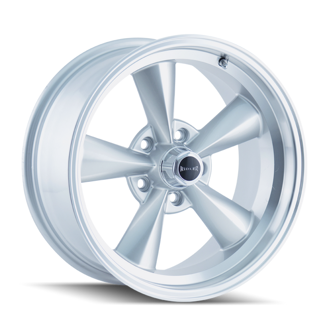 RIDLER 675 SATIN SILVER MACHINED 17X8 5-114.3 0MM 83.82MM