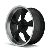 RIDLER 695 MATTE BLACK MACHINED 18X8 5-127 0MM 83.82MM