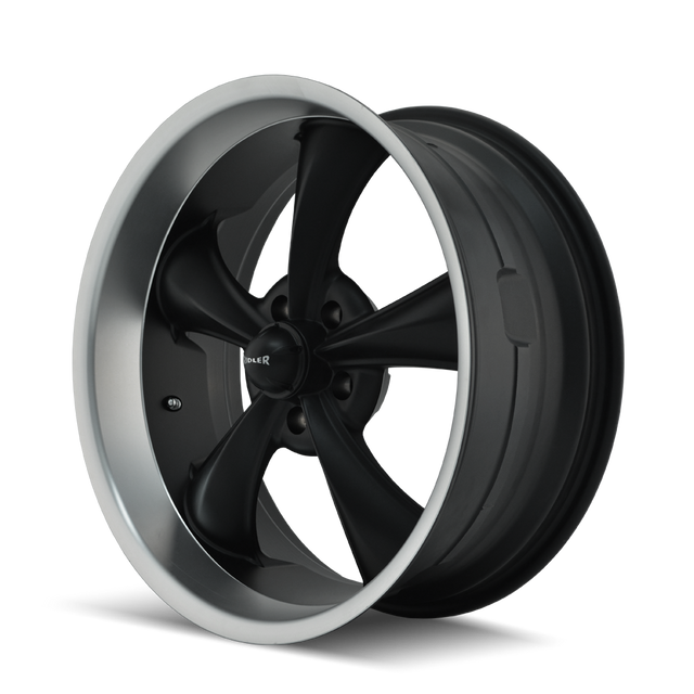 RIDLER 695 MATTE BLACK MACHINED 18X8 5-127 0MM 83.82MM