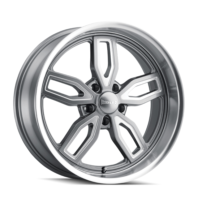 RIDLER 608 GLOSS GREY MILLED 20X10 5-120.65 0MM 72.62MM