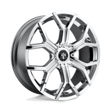 DUB 1PC - S207 ROYALTY | 24X9.5 / 33 Offset / BLANK Bolt Pattern | S207249500+33D