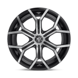 DUB 1PC - S209 ROYAUTÉ | 22X9.5 / 30 Décalage / 6X120/6X132 Modèle de boulon | S2092295F9+30