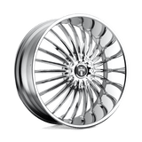 DUB 1PC - S140 SUAVE | 24X9.5 / 10 Offset / BLANK Bolt Pattern | S140249500+10D