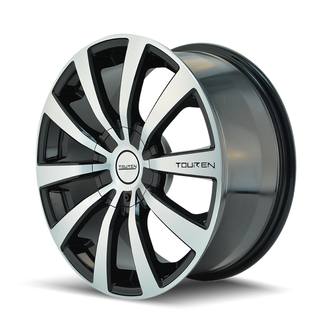 TOUREN TR3 3130 NOIR BRILLANT USINÉ 15X7 5-100/5-114.3 40MM 72.62MM