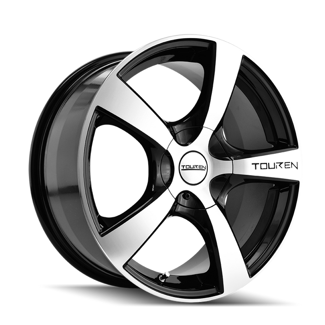 TOUREN TR9 3190 NOIR BRILLANT USINÉ 17X7 5-100/5-114.3 42MM 72.62MM